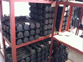 Special bolts for high-speed rail